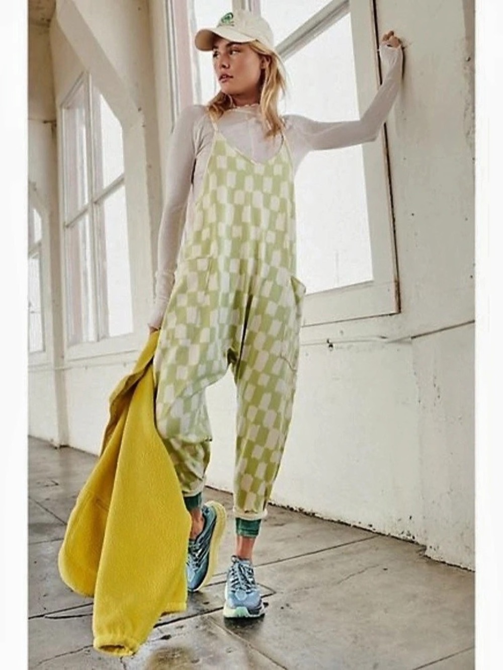 Rare FP Movement Hot Shot Onesie in Golden Citron